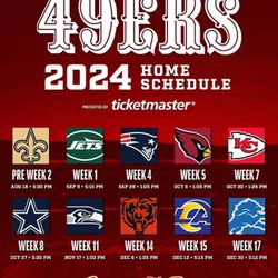 49ers 2024 Tickets