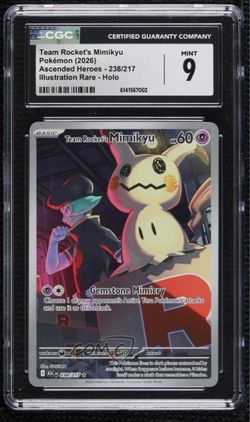 Haunter Prestine 10 (Japanese) mimikyu CGC 9 (English )