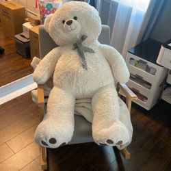 Big Plush Teddy Bear 44” Like New 