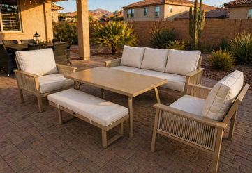 5 Piece Aluminum Outdoor Conversation Set *New In Box Patio Furniture*