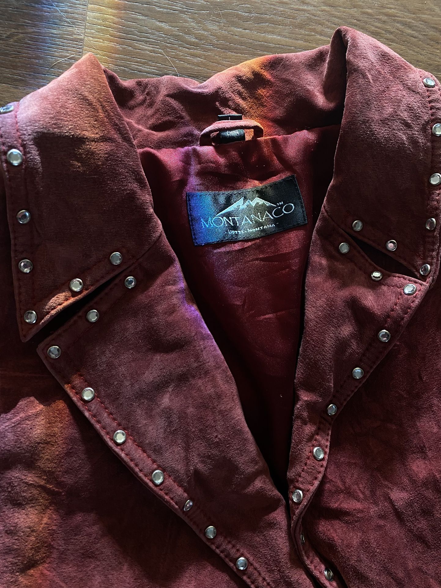 Vintage Montanaco Leather Coat