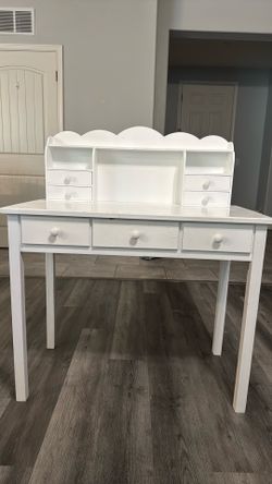 White vanity