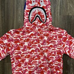 Pink Camo Bape hoodie 