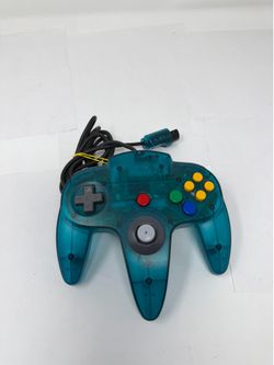 Ice blue nintendo 64 controller