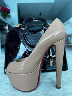 Christian Louboutin Jamie 160 peep-toe platform pumps