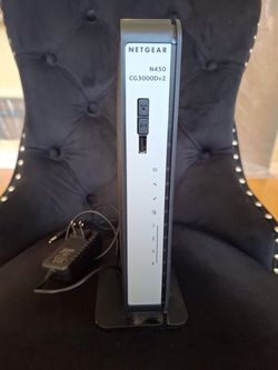 Netgear N450 CG3000Dv2 WiFi Cable Modem Router.
