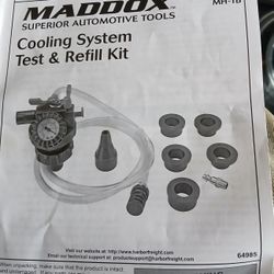 New In Case Cooling System Test And Refill Kit Comes With One Week Warranty 50 Firm