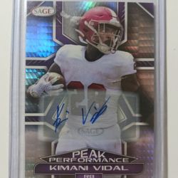 Really Nice Kimani Vidal Rookie, Auto Card MINT 