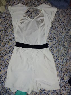 White dress/shorts jumper (back out)
