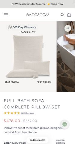 Pillows Bades of Sea bath and sauna waterproof pillow