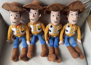 Lot of 4 - Disney Toy Story Cowboy Woody 16” Plush