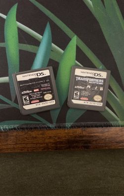 Nintendo DS Spiderman Transformers Game Bundle