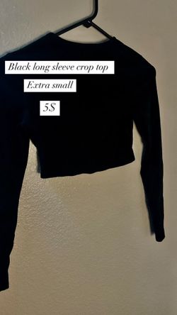 X-small Black Crop