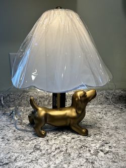 Elements dachshund lamp