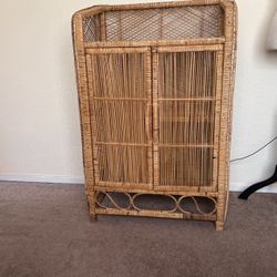 Vintage Wicker Changing Table 
