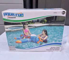 Aqua Fun by POOLMASTER Aviator Rider POOL FLOAT Ages 8+ Retails $34.99