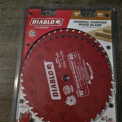 New. Diablo 10 in. x 40-Tooth General Purpose Circular Saw Blade Value Pack (2-Pack)