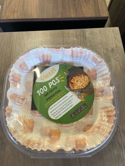 Disposable 100pc Air Fryer Paper Liners Food Grade Parchment
