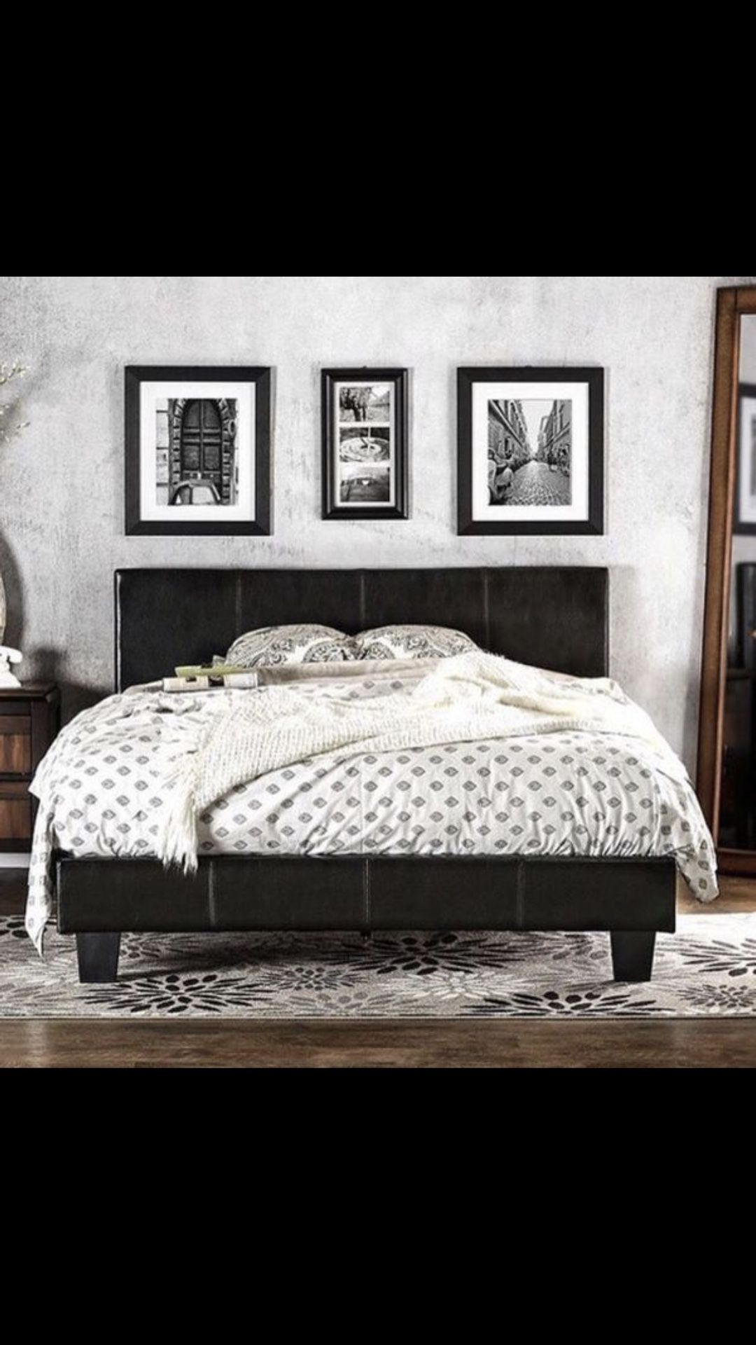 New Queen Frame And Mattress