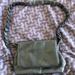 Carlo D’ Santi Black Leather Purse 