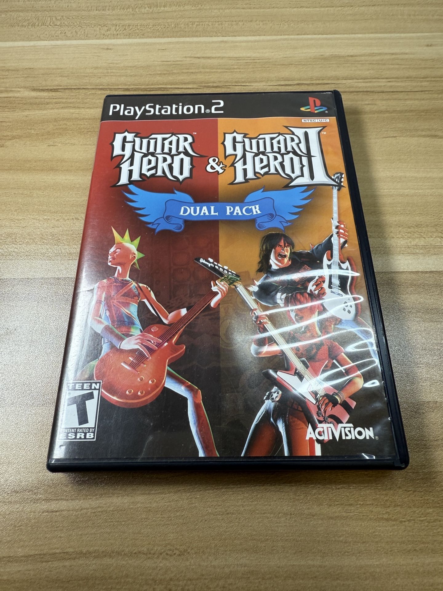 Guitar Hero And Guitar Hero 2 Dual Pack PS2