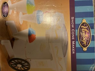 Nostalgia Electrics Snow Cone Maker Vintage Collection