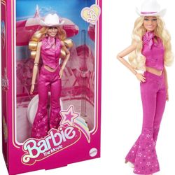 Barbie The Movie Collectible Doll Margot Robbie As Barbie In Pink Western Outfit