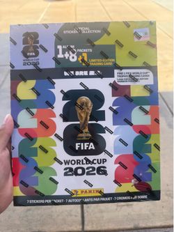 PANINI FIFA World Cup official sticker collection plus rare limited trading card