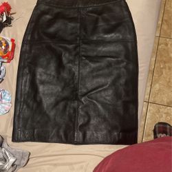 Leather Skirt