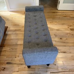 Providence Andy Storage Bench, Grey