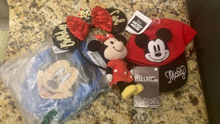 Mickey Minnie hat/headband set