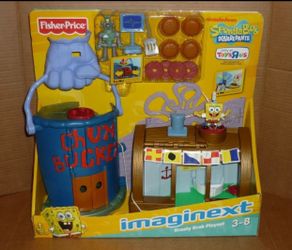 Imaginext SpongeBob Chumbucket And Krusty Krab Playset (NIB) Hard To Find