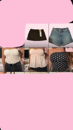 BULK ITEM CLOTHING 🎀  *size: xs-s* only an example of a few pieces that will be in there!