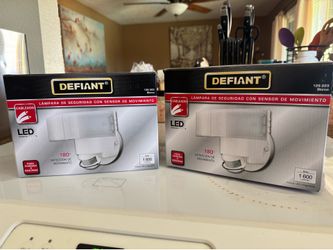Defiant 180 Degree White LED Motion Outdoor Security Light