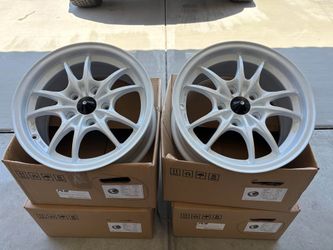 M10 Wheels Rims 15x7 5x114.3 +35 White