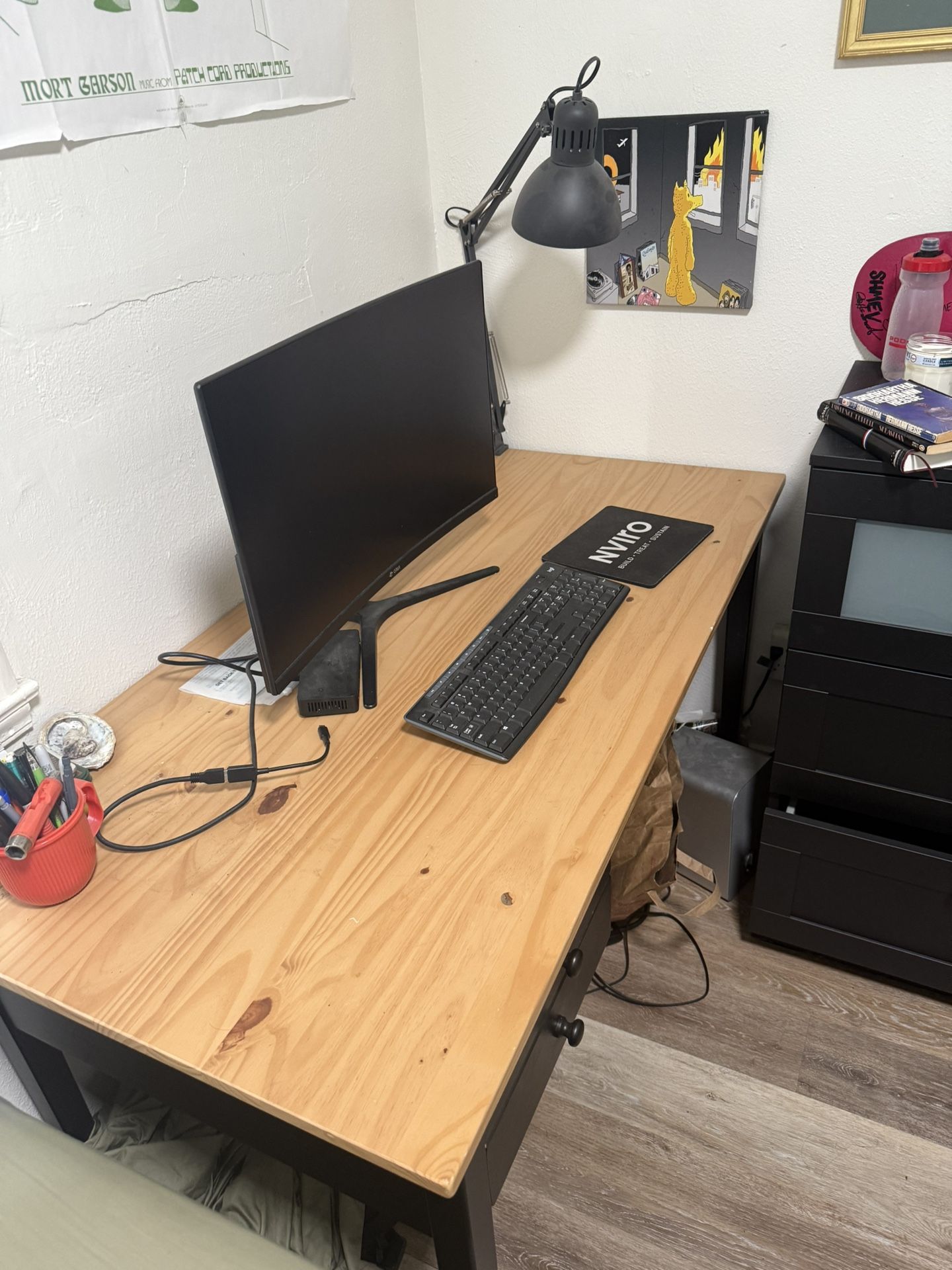 Spacious IKEA Desk