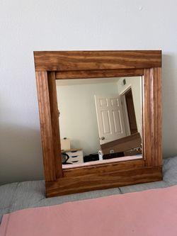 Hand Made Solid Wood Wall Mirror