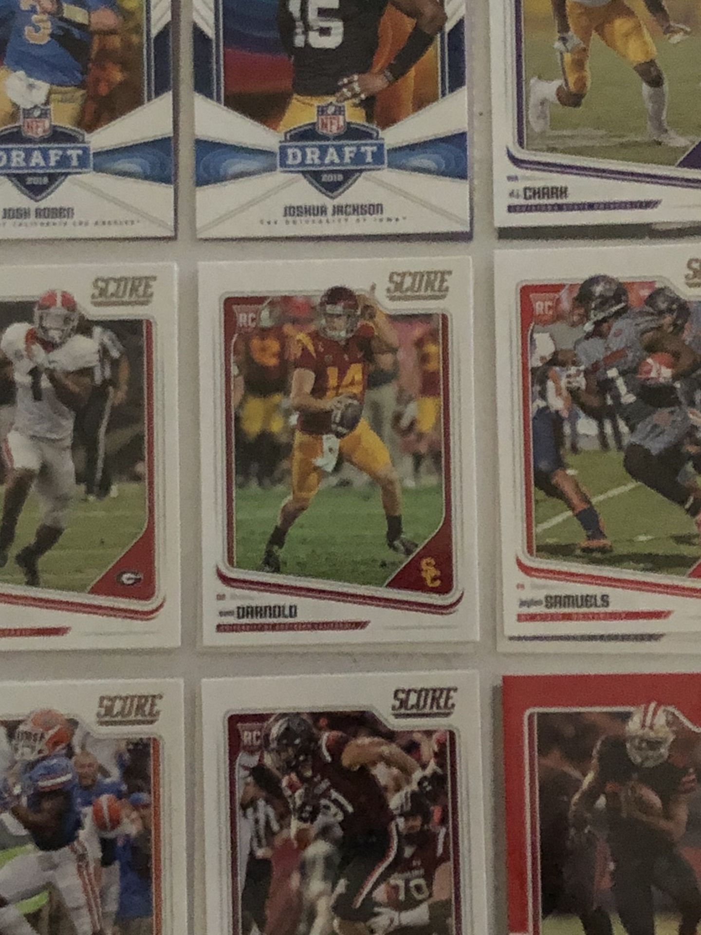 Selling All Score Football Rookies And Inserts . Over 500 Cards With Lots Of Big Name Rookies