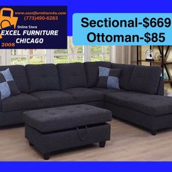 💫FREE DELIVERY💫Brand New Sectional Sofa Couch 