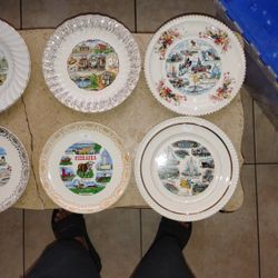 Antique Plates Made In The 1960's