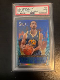Steph Curry 2013 Panini Select White Hot /49 PSA 9