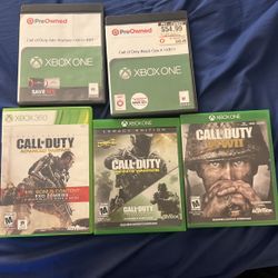Call Of Duty Bundle 5 Games Xbox One And Xbox 360