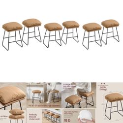 Set Of 6 Bar Stools 
