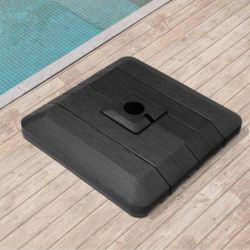 Pellebant Outdoor 4-Piece Premium 240 lbs. Offset Cantilever Patio Umbrella Base in Black