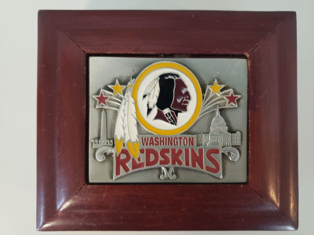 Washington Redskins NFL Keepsake Jewelry Trinket Wooden Box