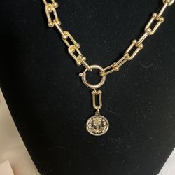 Stainless Steel Choker Gold Color