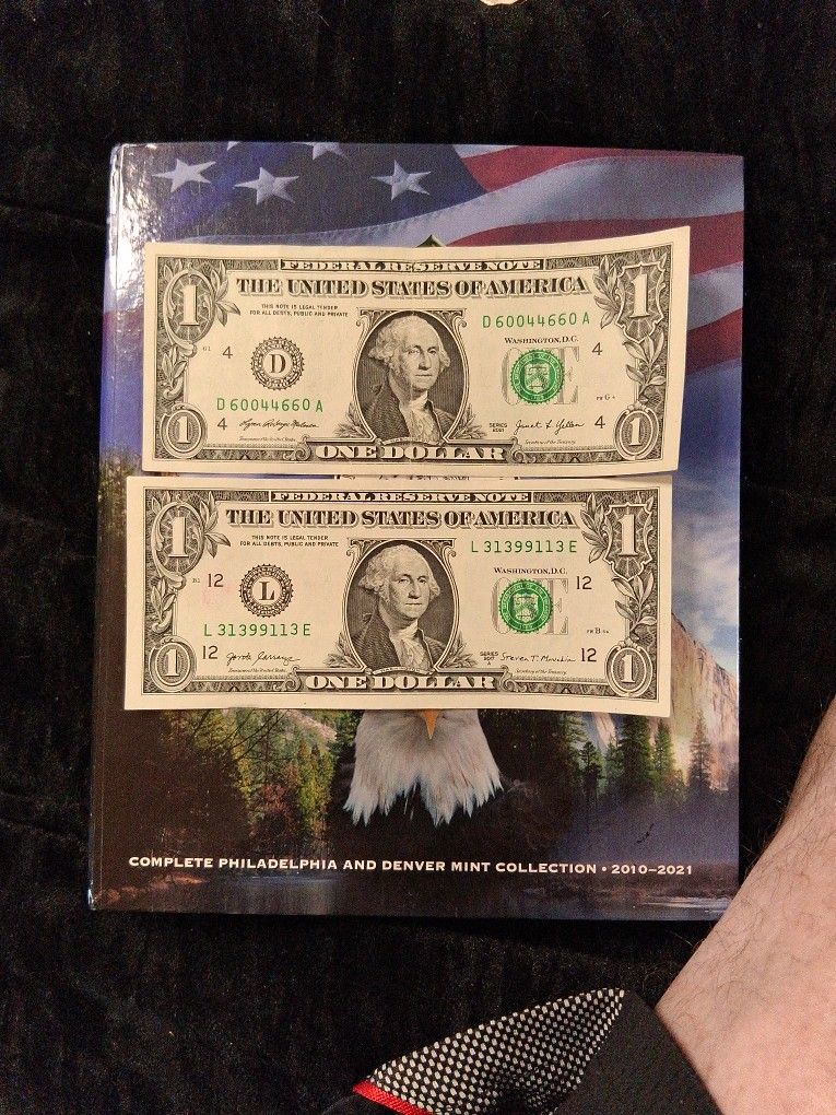 2 1 Dollar Bill Trinary Serial Numbers