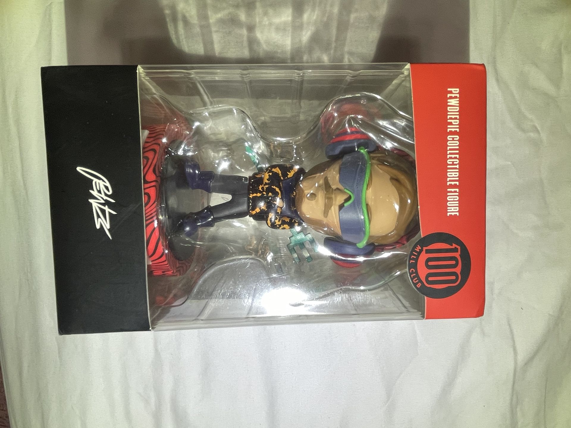 Pewdiepie Figure RARE Limited Edition Gamer Youtuber 100 Mill Club Toy