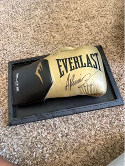 Signed boxing glove
