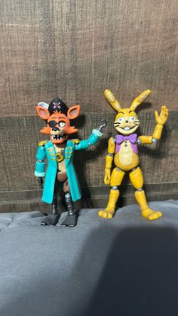 Funko Captain Foxy + Glitch trap Action figures (Opened figures)